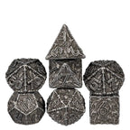 Metal Dice Set Subscription Box with One Full 7-Piece Set Each Month and Curated Table-Ready Designs