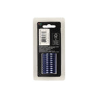 Metal Planner Discs in Cool Blue, 11 Medium Binding Discs with Heart Cutouts for Planner Customization