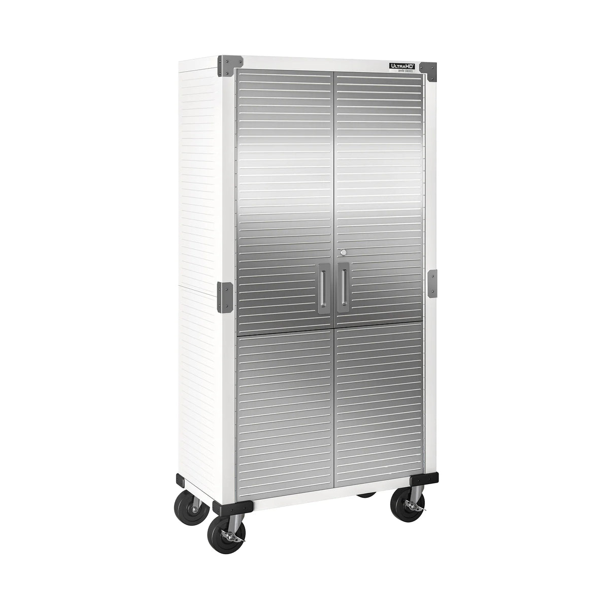 Metal Storage Cabinet, White