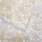 Metallic Gold Floral Peel and Stick Wallpaper