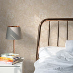Metallic Gold Floral Peel and Stick Wallpaper