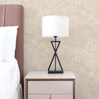 Metallic Gold Floral Peel and Stick Wallpaper