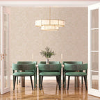 Metallic Gold Floral Peel and Stick Wallpaper