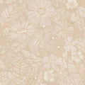 Metallic Gold Floral Peel and Stick Wallpaper