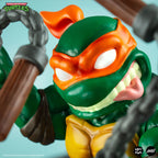 Michelangelo Soft Vinyl Action Figure with Bendable Poseable Nunchaku for Display · Michelangelo character figure