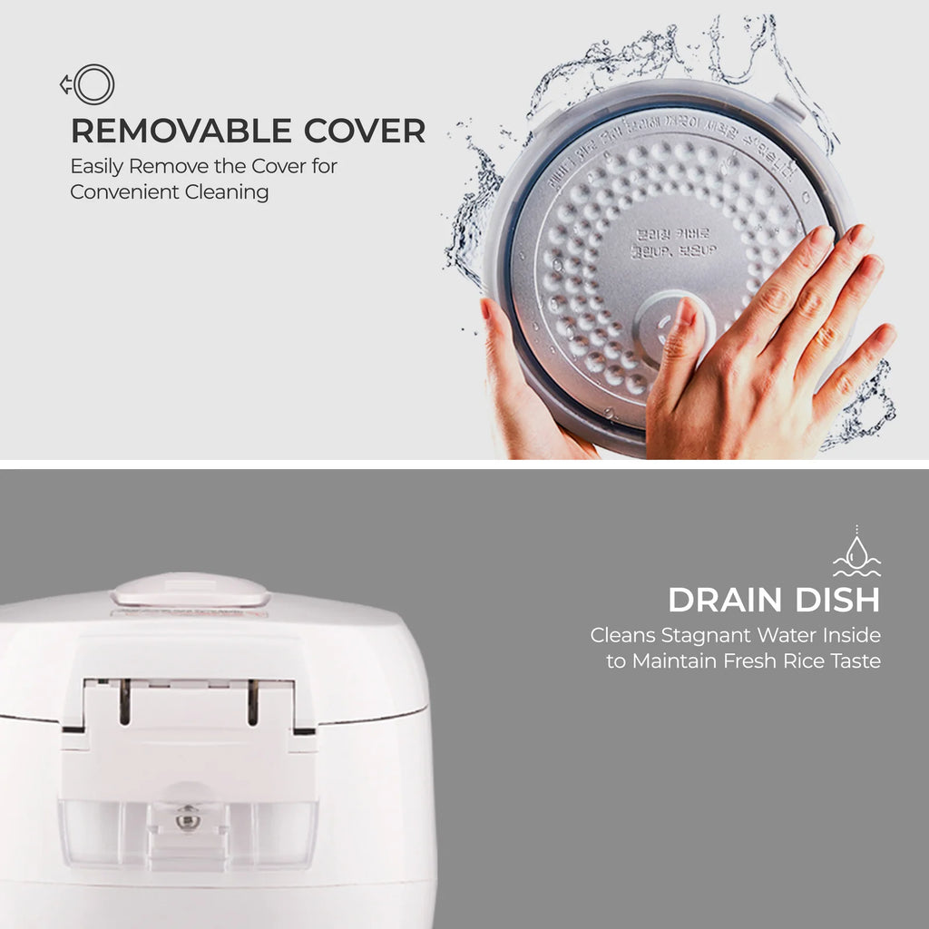 Micom Rice Cooker with 6-Cup Uncooked Capacity, 12-Cup Cooked Yield, LCD Controls and Turbo Cooking