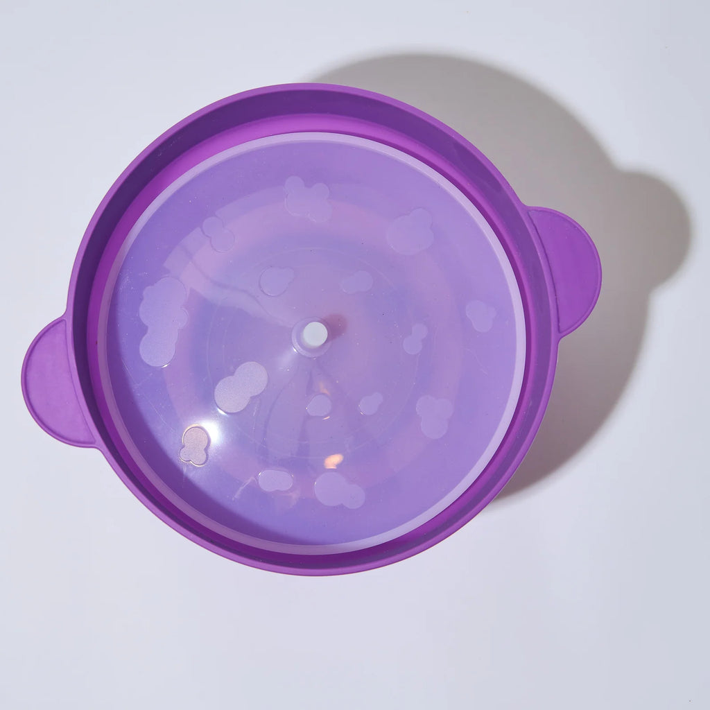 Microwave Popcorn Popper Bowl with Lid in Collapsible Silicone for Easy Popping and Compact Storage