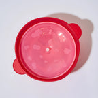 Microwave Popcorn Popper Bowl with Lid in Collapsible Silicone for Easy Popping and Compact Storage