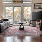Mid-Century Modern Coffee Table Base in Matte Black Steel, 16.2