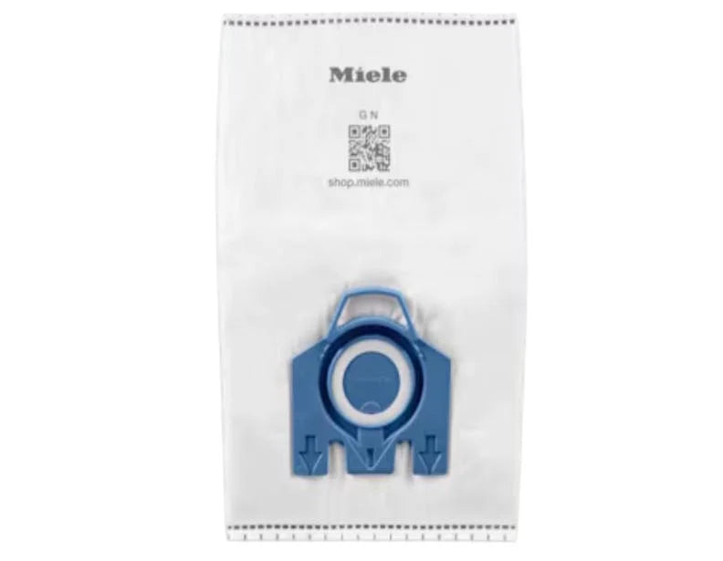 Miele Type GN AirClean Vacuum Dust Bags, 4-Pack with 3D Expansion and Self-Sealing Collar · Type GN vacuum dust bags