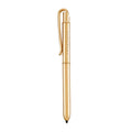 Mini Ballpoint Pen for Wallets, 3-Inch Twist-Closure Writing Tool in Gold or Chrome with Gift Box — Gold