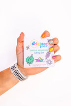 Mini Coloring Book, 3 x 3 Inch 50-Page Creative Activity