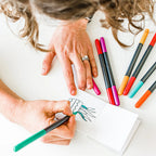 Mini Coloring Book, 3 x 3 Inch 50-Page Creative Activity