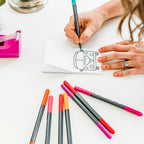 Mini Coloring Book, 3 x 3 Inch 50-Page Creative Activity