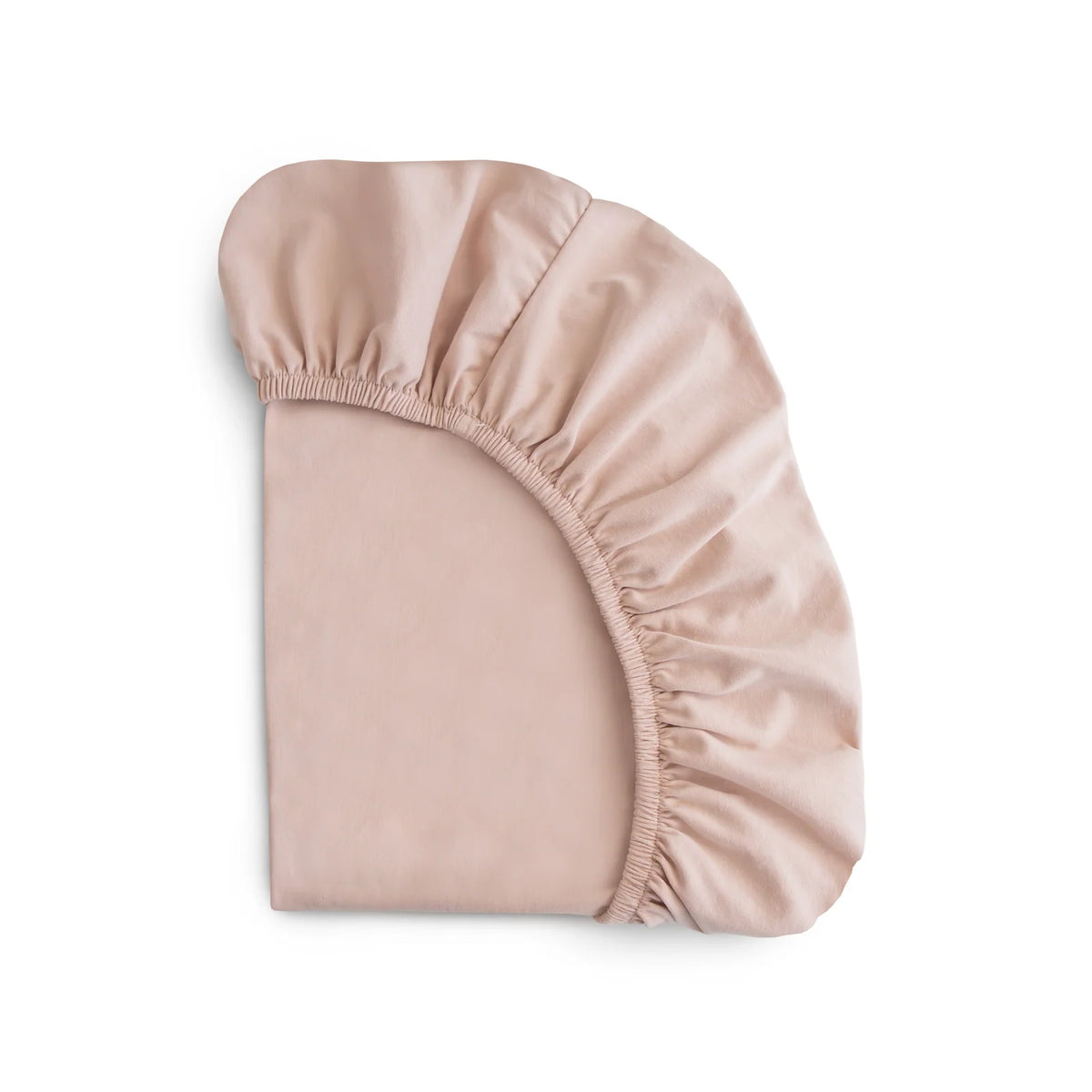 Mini Crib Sheet in Soft Organic Cotton Knit with Gentle Stretch and Fully Elastic Edges for the Nursery