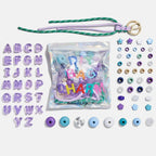 Mini Custom Bead Kit for Personalized Bag Charms with Purple Letter and Star Beads · Bead & Craft Kits