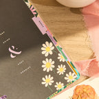 Mini Dashboard Planner for July 2026–June 2027 with a Lavender Daisy Cover and Customizable Disc Binding