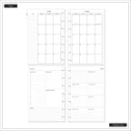 Mini Dashboard Planner for July 2026–June 2027 with a Lavender Daisy Cover and Customizable Disc Binding