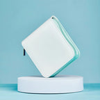 Mini Zippered Card Collection Binder with Included Pages and Backboards to Help Keep Cards Inside