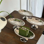 Miniature Cake Stand in Mirror-Polished Stainless Steel