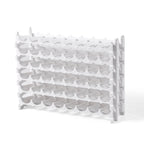 Miniature Paint Organizer Rack with Angled Bottle Holders and Stackable Storage for Your Hobby Desk