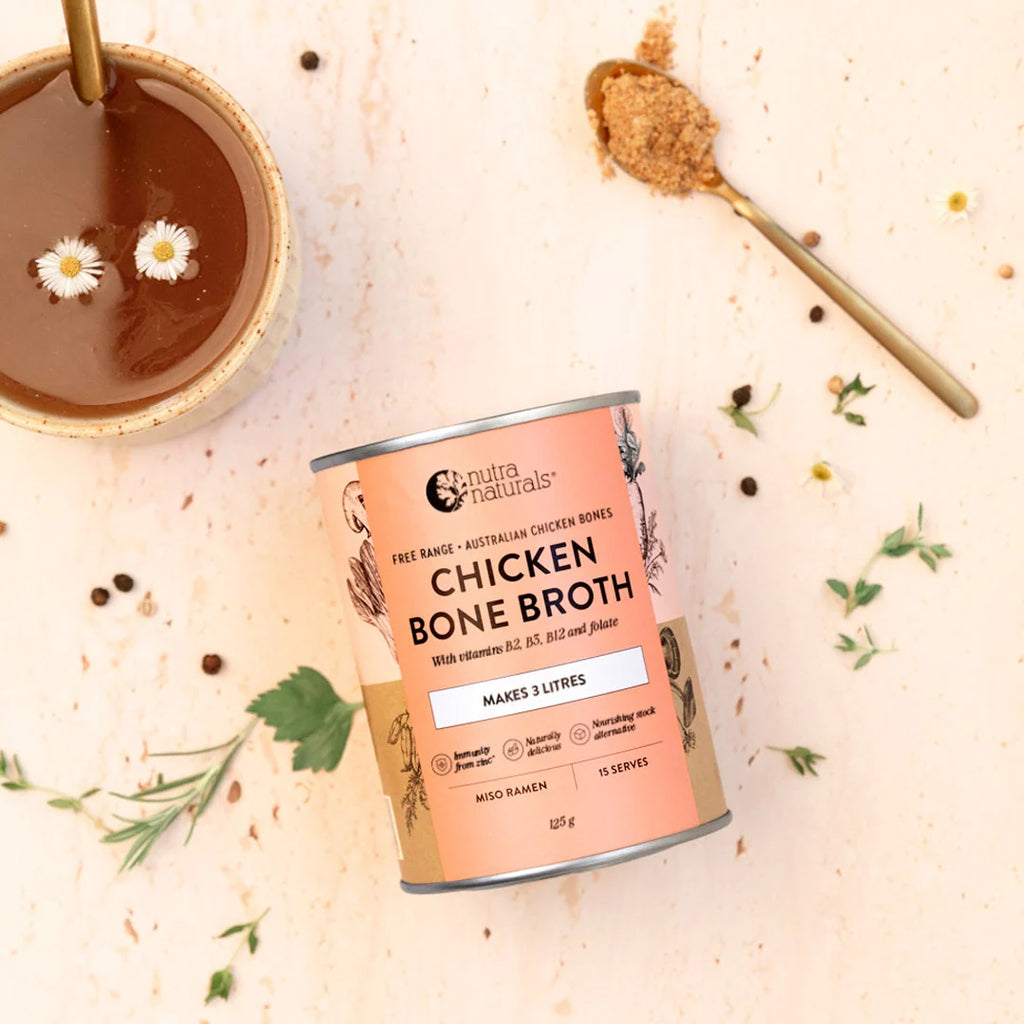 Miso Ramen Chicken Bone Broth Powder in a 125 g Pack