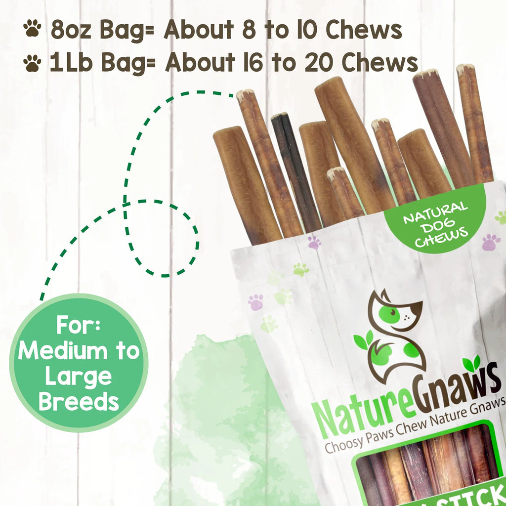 Mixed Thickness Bully Sticks