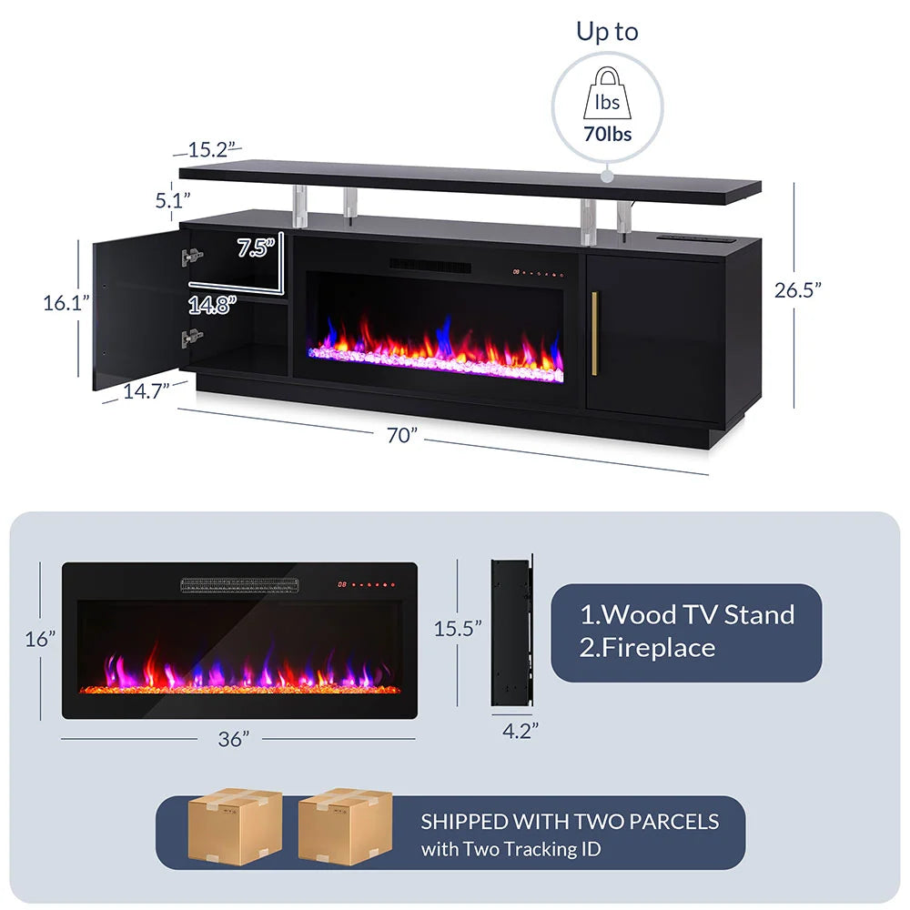 Modern 70 Inch TV Stand