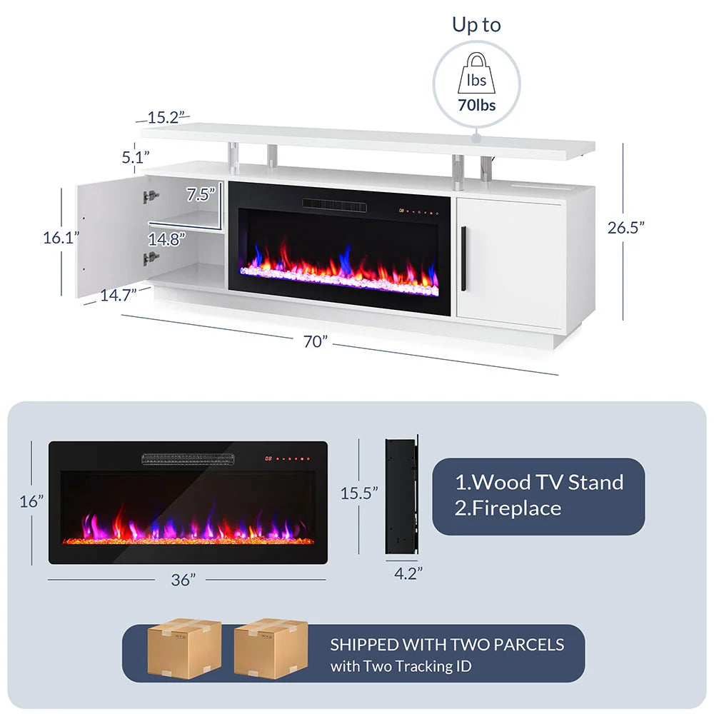 Modern 70 Inch TV Stand