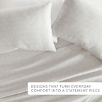Modern Circles Patterned Microfiber Sheet Set in Twin, Full, Queen, King and Cal King Sizes