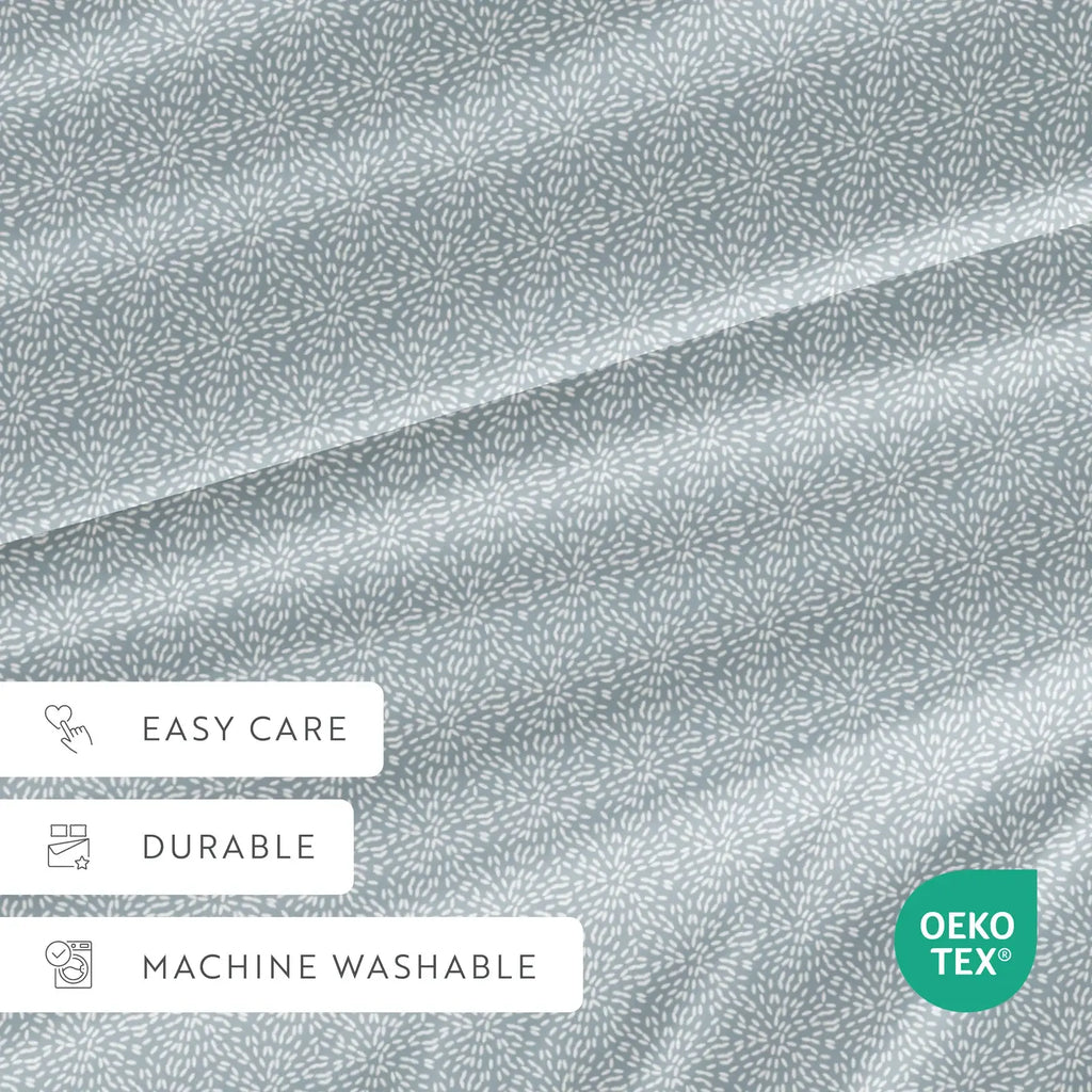 Modern Circles Patterned Microfiber Sheet Set in Twin, Full, Queen, King and Cal King Sizes