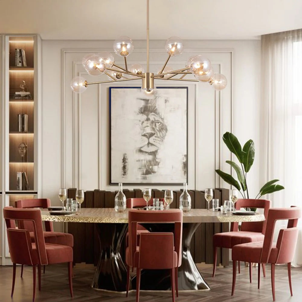 Modern Sputnik Chandelier