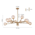 Modern Sputnik Chandelier