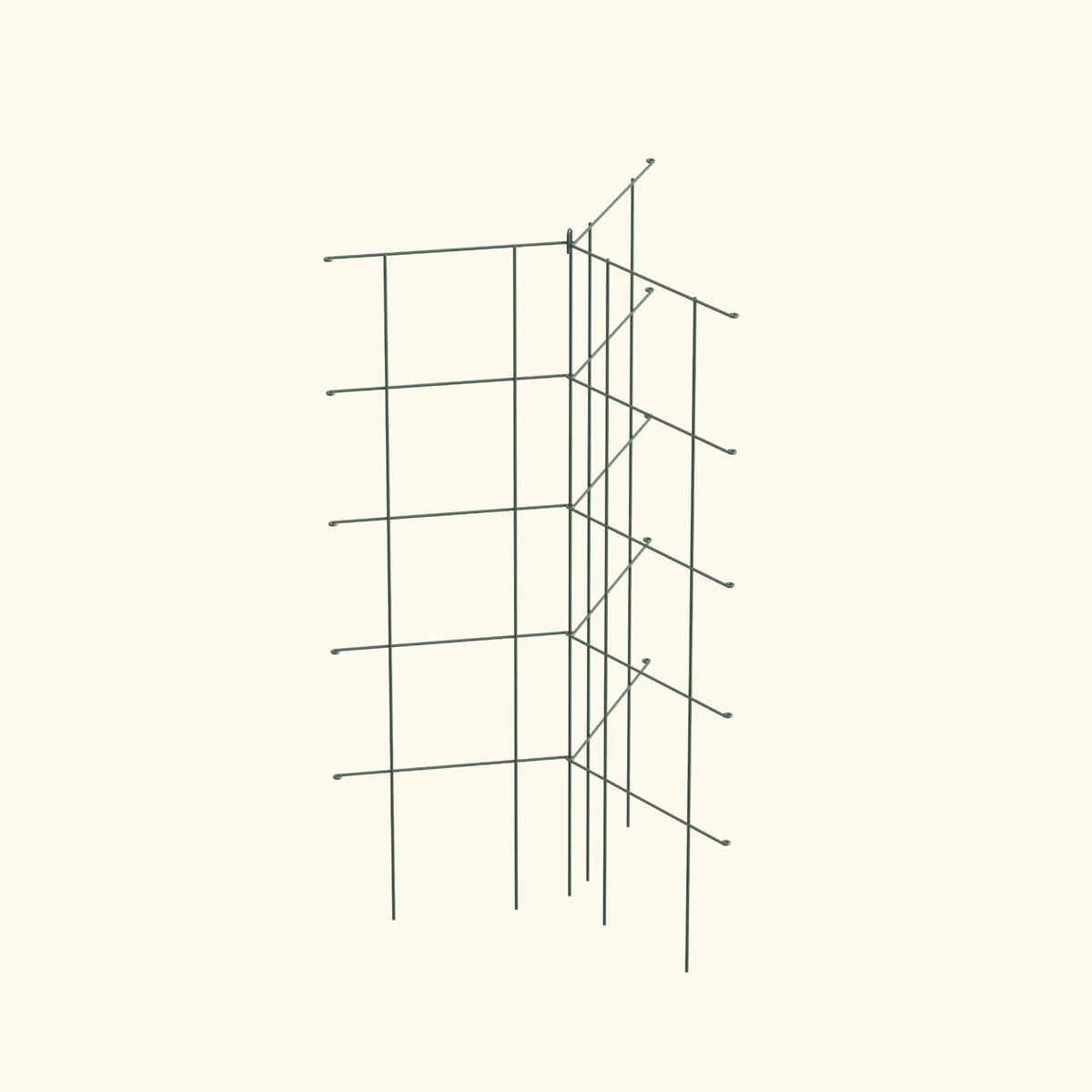 Modular Plant Trellis System with 12 Adjustable Panels, Flat-Folding Storage and Heavy-Harvest Support