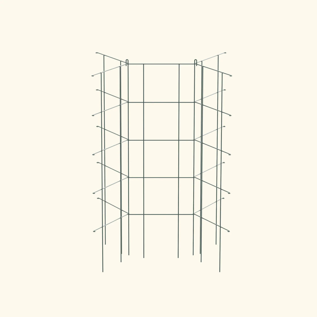 Modular Plant Trellis System with 12 Adjustable Panels, Flat-Folding Storage and Heavy-Harvest Support