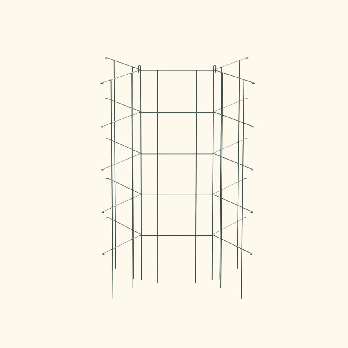 Modular Plant Trellis System with 12 Adjustable Panels, Flat-Folding Storage and Heavy-Harvest Support