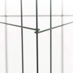 Modular Plant Trellis System with 12 Adjustable Panels, Flat-Folding Storage and Heavy-Harvest Support