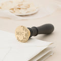Monogram Wax Stamp, Classic Black