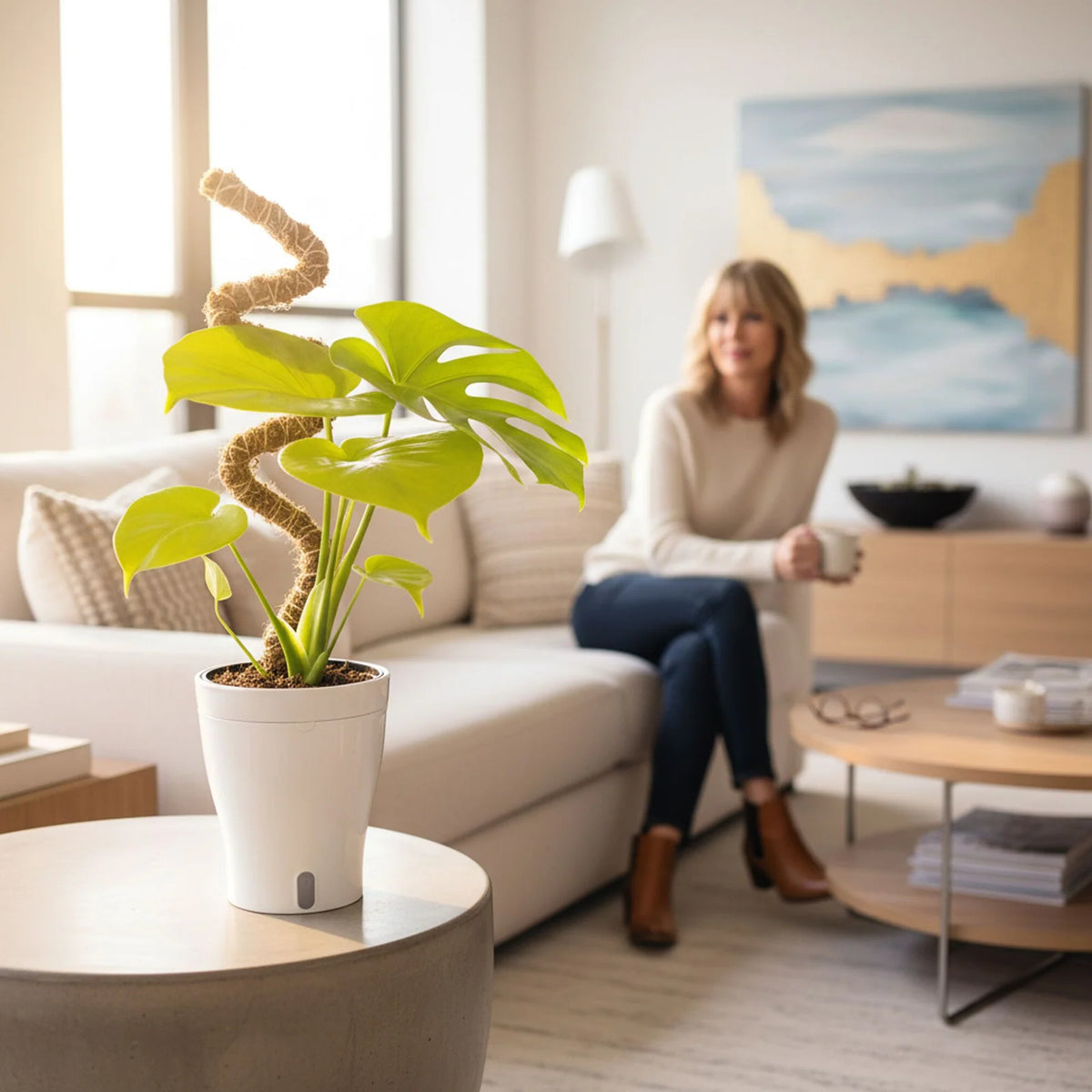 Monstera Plant Golden Compact