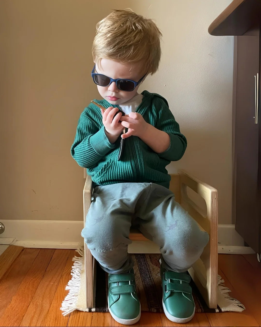 Montessori Cube Chair in Baltic Birch