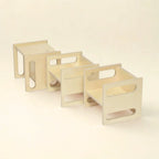 Montessori Cube Chair in Baltic Birch