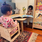 Montessori Cube Chair in Baltic Birch