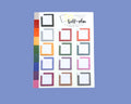 Monthly Planner Sticky Notes in Modern Rainbow Colors, 13 Pads with 390 Sheets for Appointments and Events
