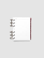 Monthly Side Tab Planner Dividers in Bordeaux, Set of 12 in Ultra-Thin Plastic for Monthly Organization