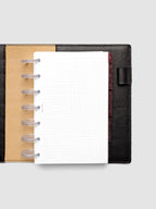 Monthly Side Tab Planner Dividers in Bordeaux, Set of 12 in Ultra-Thin Plastic for Monthly Organization