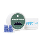 Moonshadow Wax Melts in Soy Wax with Tonka, Patchouli, White Amber and Peppered Bergamot Notes
