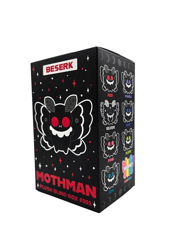 Mothman Plush Keychain Blind Box with Random Cryptid Design and Collectible Card · Random Mothman plush keychain design
