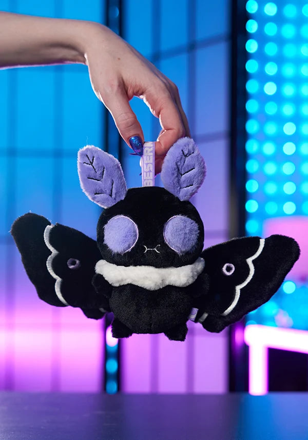 Mothman Plush Keychain Blind Box with Random Cryptid Design and Collectible Card · Random Mothman plush keychain design
