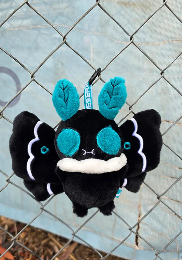 Mothman Plush Keychain Blind Box with Random Cryptid Design and Collectible Card · Random Mothman plush keychain design