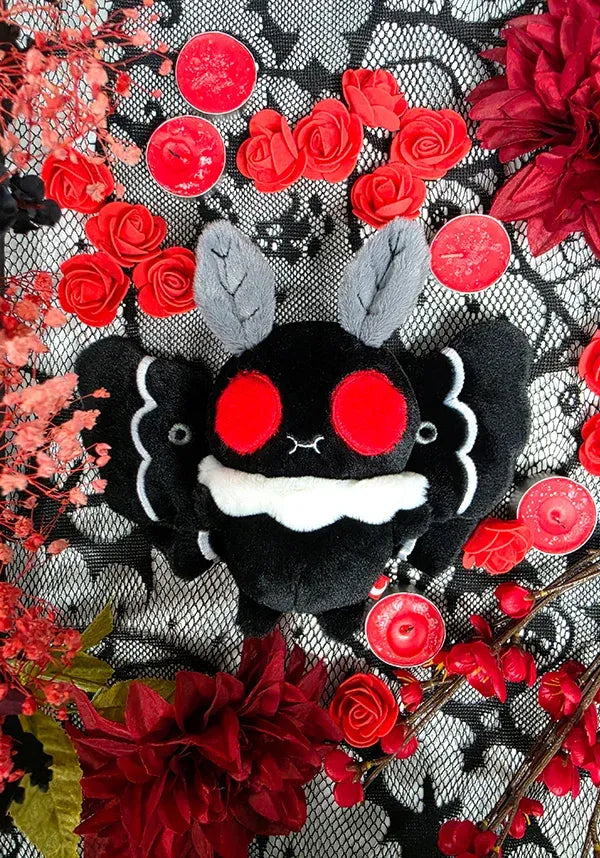 Mothman Plush Keychain Blind Box with Random Cryptid Design and Collectible Card · Random Mothman plush keychain design